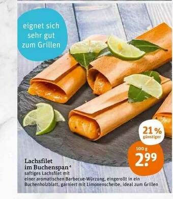 tegut Lachsfilet Im Buchenspan Angebot