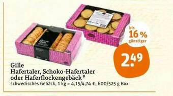 tegut Gille Hafertaler, Schoko-hafertaler Oder Haferflockengebäck Angebot