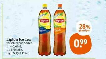 tegut Lipton Ice Tea Angebot