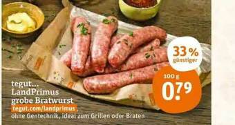 tegut Landprimus Grobe Bratwurst Angebot