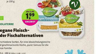 Biomarkt Prolater Vegane Fleisch- Oder Fischalternativen Angebot