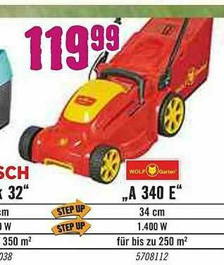 Hornbach Elektro-rasenmäher Wolf Garten „a 340 E” Angebot