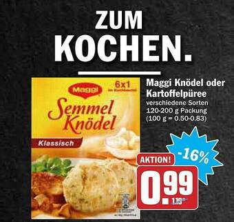 AEZ Maggi Knödel Oder Kartoffelpüree Angebot