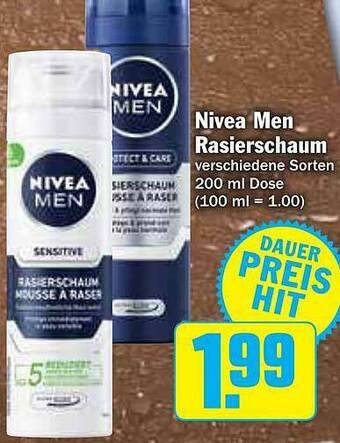 AEZ Nivea Men Rasierschaum Angebot