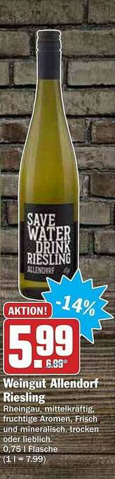 AEZ Wiengut Allendorf Riesling Angebot