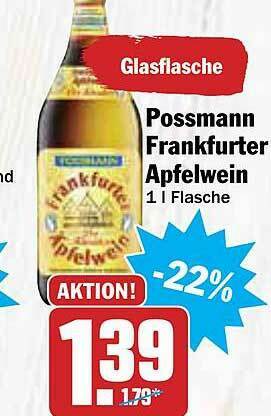 AEZ Possmann Frankfurter Apfelwein Angebot