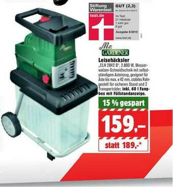 BHG Handelszentren Leisehächsler Mr. Gardener Angebot