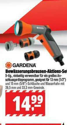 BHG Handelszentren Gardena Bewässerungsbrausen-aktions-set Angebot