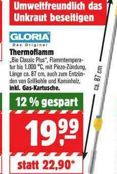 BHG Handelszentren Thermoflamm Gloria Angebot