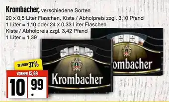 Edeka Frischemarkt Krombacher Angebot