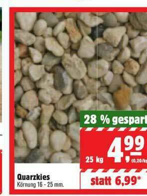 BHG Handelszentren Quarzkies Angebot