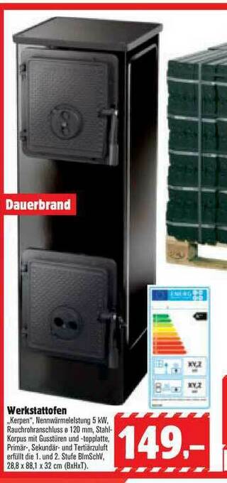 BHG Handelszentren Werkstattofen Angebot