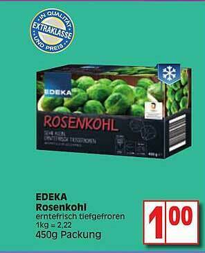 Edeka Edeke Rosenkohl Angebot