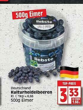 Edeka Deutschland Kulturheidelbeeren Angebot