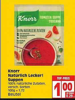 Edeka Knorr Natürlich Lecker! Suppen Angebot