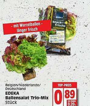 Edeka Belgien Niederlande Deutschland Edeka Ballensalat Trio-mix Angebot