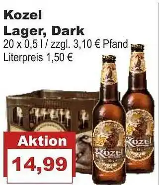 Bilgro Kozel lager, dark Angebot