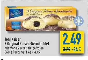 diska Toni kaiser 3 original riesen-germknödel Angebot