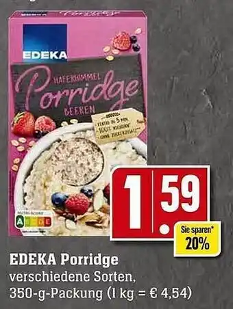 E-Center Edeka porridge Angebot