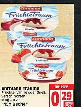 Edeka Ehrmann Träume Angebot