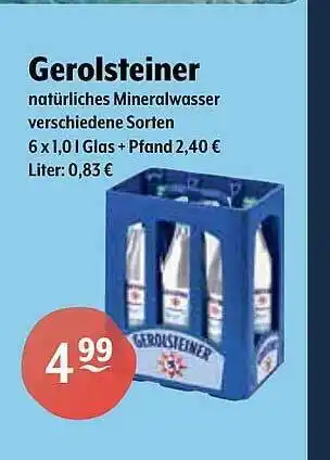 Getränke Hoffmann Gerolsteiner Angebot