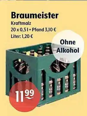 Getränke Hoffmann Braumeister kraftmalz Angebot