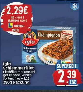 Elli Markt Iglo Schlemmerfilet Angebot