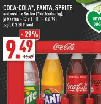 Marktkauf Coca-cola, fanta, sprite Angebot