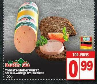 Elli Markt Tomatenleberwurst Bauern Gut Angebot