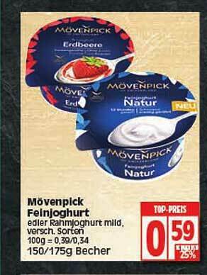 Elli Markt Mövenpick Feinjoghurt Angebot