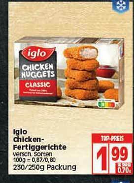 Elli Markt Iglo Chiken-fertiggerichte Angebot