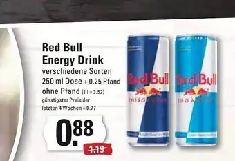 Marktkauf Red bull energy drink Angebot