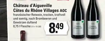 Marktkauf Château d'aigueville côtes du rhône villages aoc Angebot