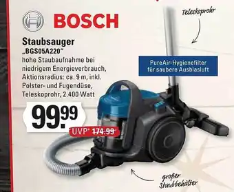 Marktkauf Bosch staubsauger „bgs05a220“ Angebot