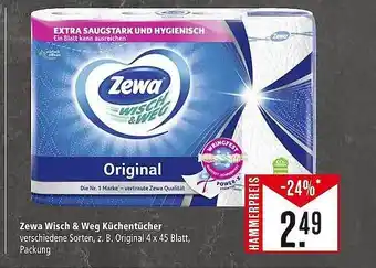 Marktkauf Zewa wisch & weg küchentücher Angebot