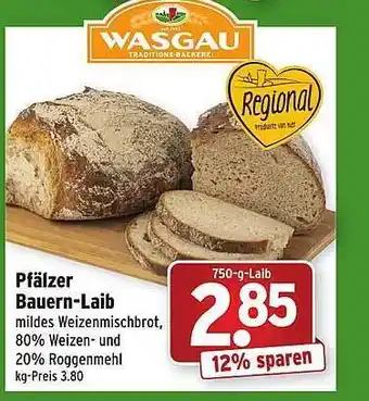 Wasgau Pfälzer bauern-laib Angebot