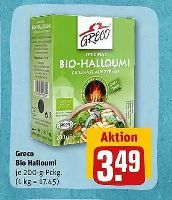 REWE Greco bio halloumi Angebot