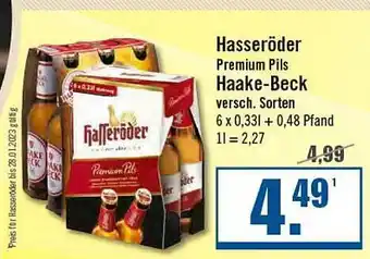 Zisch Hasseröder haake-beck Angebot