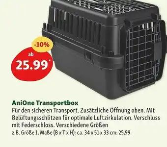 Fressnapf Anione transportbox Angebot