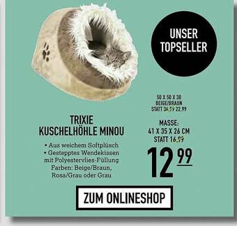 Kölle Zoo Trixie Kuschelhöhle Minou Angebot