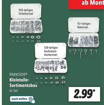 Lidl Parkside kleinteile-sortimentsbox Angebot