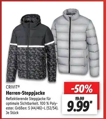 Lidl Crivit herren-steppjacke Angebot