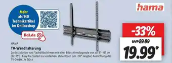 Lidl Hama tv-wandhalterung Angebot