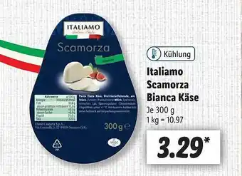 Lidl Italiamo scamorza bianca käse Angebot