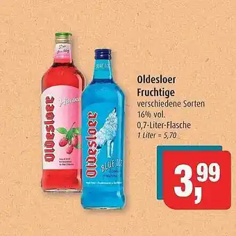 Markant Oldesloer fruchtige Angebot