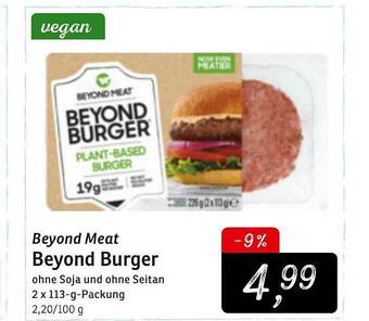 KONSUM Beyond Meat Byeond Burger Angebot