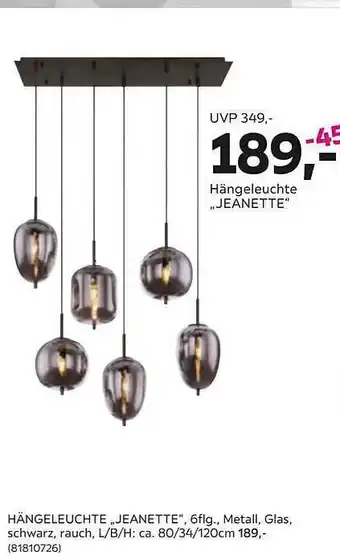 Mömax Hängeleuchte „jeanette” Angebot