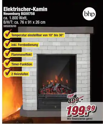 Poco Elektrischer-kamin bhp Angebot