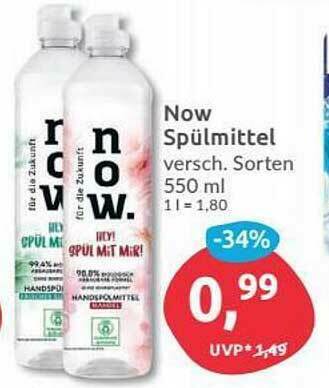 Budni Now Spülmittel Angebot