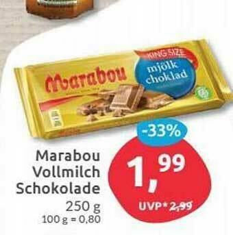 Budni Marabou Vollmilch Schokolade Angebot